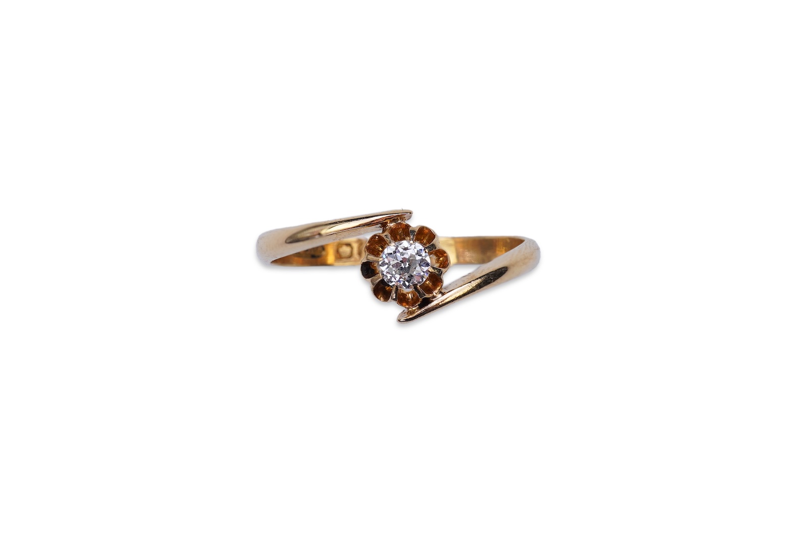 A diamond ring, circa 1906